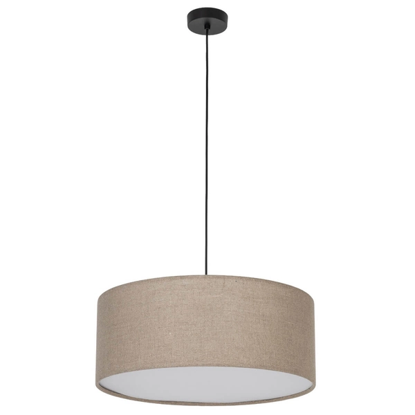 Lampa zwisająca nad wyspę Earth 10100 walec do kuchni beżowa