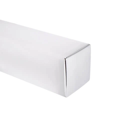 Łazienkowa LAMPA ścienna SALSA 03843 Ideus metalowa OPRAWA kinkiet LED 12W 4000K listwa IP44 chrom