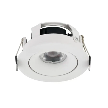Wpuszczana oprawa ZALON LE-52007 biała okrągła LED 7W 3000K ściemnialna