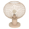 Lampka stolikowa druciana GILA 565790166 Trio kula do sypialni beżowa
