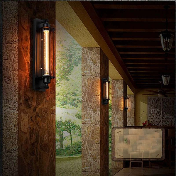 Kinkiet LAMPA ścienna CGNEMOKINKIETBLACK COPEL marynistyczna OPRAWA metalowa drut czarny matowy