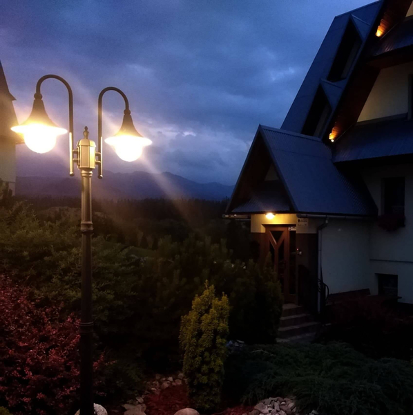 Lampa ogrodowa zewnętrzna Boston K-8132 CZARNY latarnia czarna