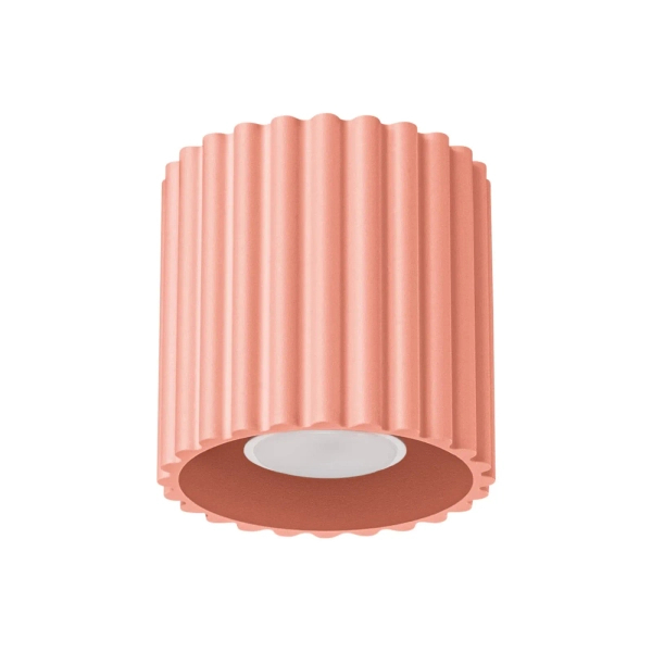 Lampa sufitowa tuba AURA SL.1824 brzoskwiniowa ryfel 1xGU10 do salonu