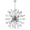 Designerska wisząca lampa Exodus EXO0850 kryształowa chrom