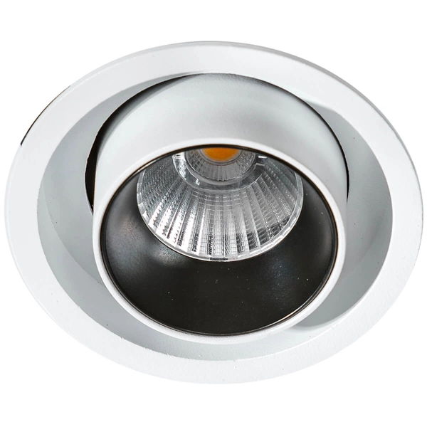 Lampa podtynkowa Luna AZ2828 LED 15W 3000K biała czarna