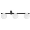 Lampa sufitowa Pik 10301 szklane klosze białe czarne