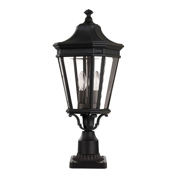 Stojąca lampka ogrodowa FE-COTSLN3-M-BK Feiss lampion metal czarny
