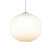 Kulista lampa wisząca Navone 2220433001 okrągła szklana biały