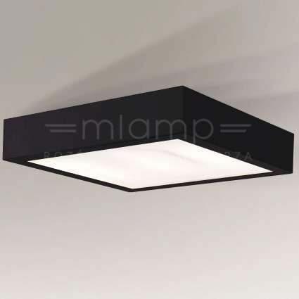 Natynkowa lampa sufitowa NOMI 8448 Shilo LED 13W 4000K kwadratowa czarna