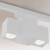 Reflektorowa LAMPA sufitowa BIZEN 7710 Shilo metalowa OPRAWA kostki do 3-fazowego systemu szynowego białe