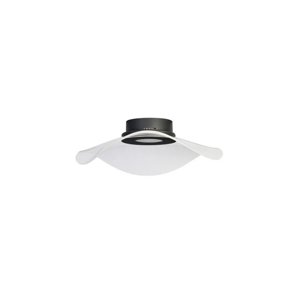 Plafon MEDUSA przezroczysty czarny AZ6790 1xLED 30W 3000K do salonu
