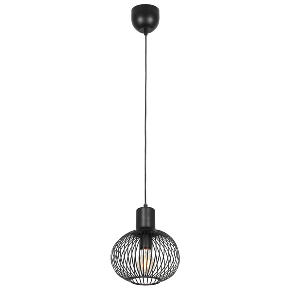 Druciana lampa wisząca GILA 365700132 Trio zwis do jadalni czarny