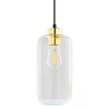 Owalna lampa wisząca salonowa Marco 6036 TK Lighting szklana przezroczysta