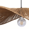Wisząca lampa bambusowa Capri 329127 nad wyspę eco beżowa