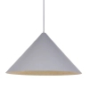 Lampa zwisająca z sufitu VESUVIO 41048 stożkowy kompozyt szary złoty