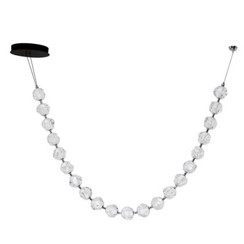 Wisząca lampa CHEPEN LE44424 LED 91W 3000K łańcuch czarny chrom