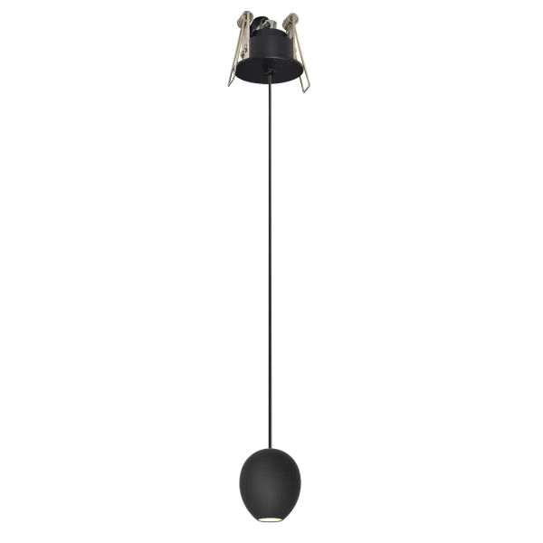 Lampa wisząca do salonu OVUM AZ3096 Azzardo LED 5W 3000K łezka czarny
