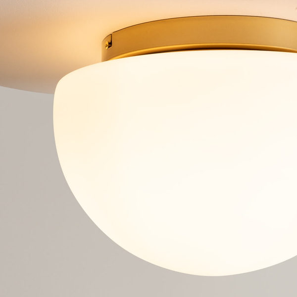 Kopułowa lampa sufitowa Glassy MOD270CL-01G Maytoni do kuchni złota