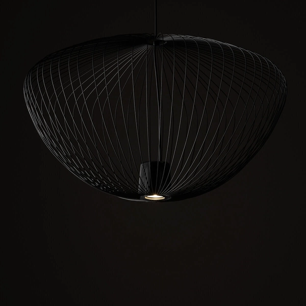 Pojedyncza lampa zwisająca Pumpkin 11252 Nowodvorski druciana jedwabisty grafit