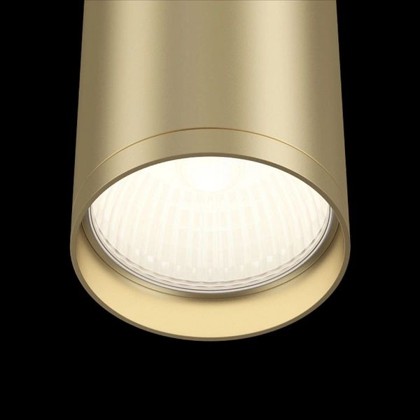 Plafon LAMPA sufitowa FOCUS S C052CL-01MG Maytoni downlight OPRAWA metalowa tuba spot złoty matowy