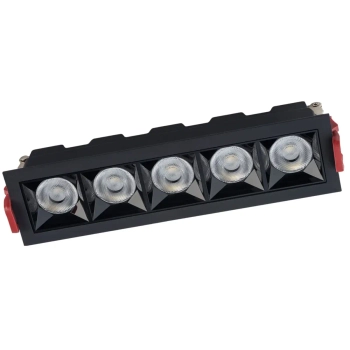 5-punktowa oprawa wpuszczana Midi 10065 LED 20W wpust czarny