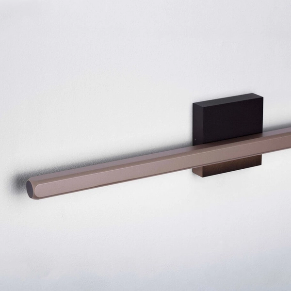 Podłużna lampa ścienna CALACA LE44766 LED 8W 3000K złoty czarny