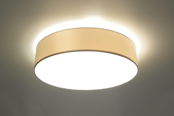 Sufitowa LAMPA SL.0126 okrągła OPRAWA natynkowa PLAFON biały