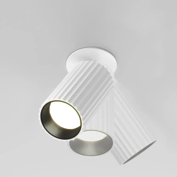 Wpuszczana oprawa sufitowa tubka Calipso C110CL-01-GU10-W biała