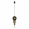 Klasyczna lampa wisząca Drops 11177 Nowodvorski minimalistyczna pokojowa czarna złota