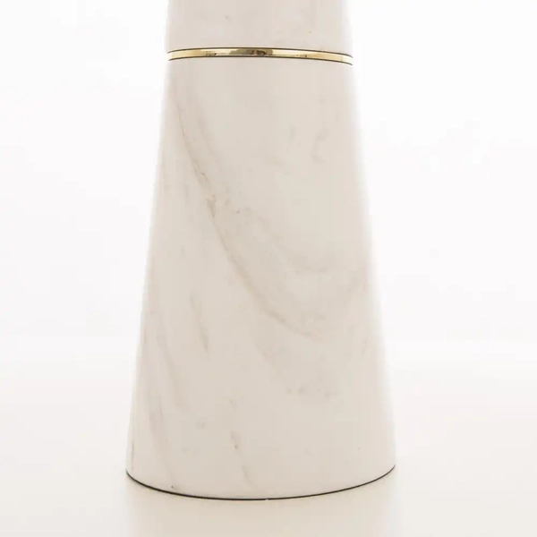 Stołowa lampka Cartagena T02004AU Cosmolight marmur złoty biały szary