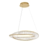 Kryształowa lampa wisząca BAUTA LE42912 crystal LED 36W 3500K złota