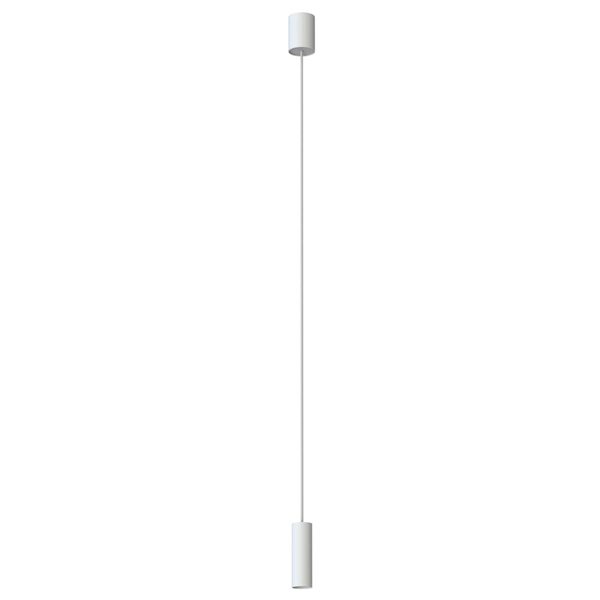 Sopel zwisowa lampa stick Fourty 10764 Nowodvorski do salonu biała