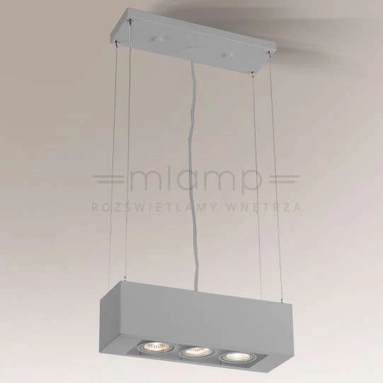 LAMPA wisząca SETO 5504 Shilo regulowana OPRAWA metalowy ZWIS belka czarna