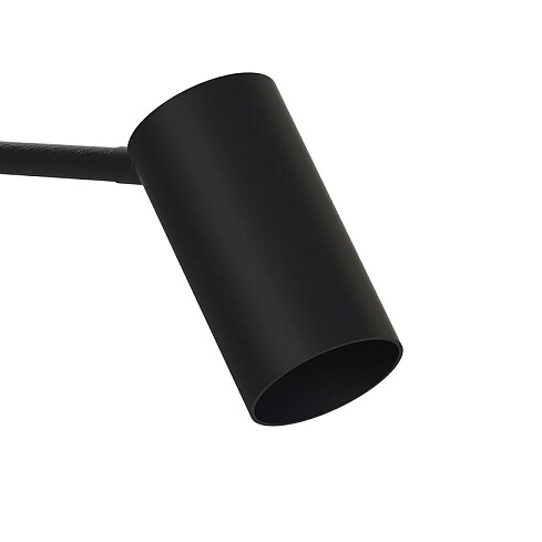 Gabinetowa lampa stojąca Mono 7706 czarna tuba ruchoma na stolik