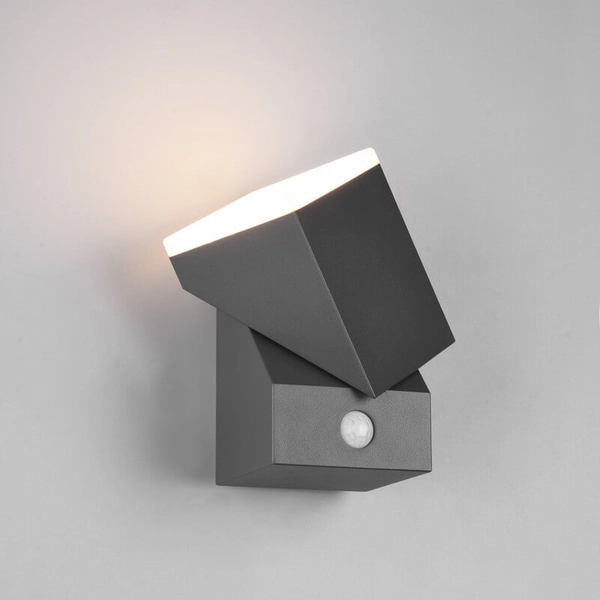 Zewnętrzny kinkiet ścienny HADOR DL142270669 LED 7W 3000K IP54 antracyt