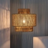 Salonowa lampa wisząca Boho ABR-LW14-BH-E27 Abruzzo tuba brązowy