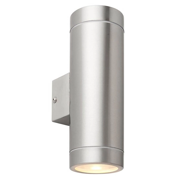 Kinkiet ścienny do salonu Palin XL 98437 metalowy tubka IP44 srebrna