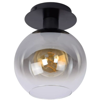 Kulista lampa sufitowa MARIUS 74114/01/30 Lucide czarny przydymiony