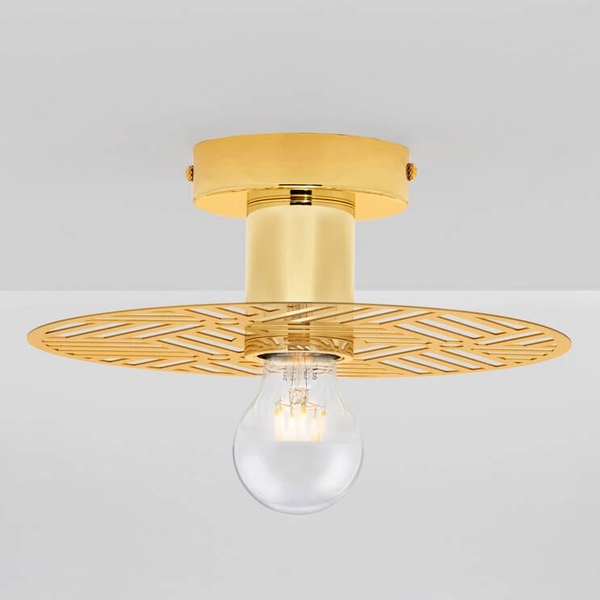 Ścienna lampa jadalniana BAMEPA LE43700 okragła złoty