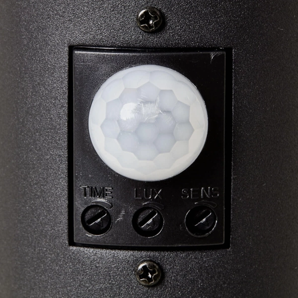 Stojący słupek ogrodowy Dody 90947A06 czujnik ruchu IP44 czarny