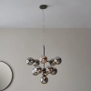 Molekułowa lampa wisząca Oscar 101148 balls czarny przydymiony