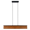 Drewniana wisząca lampa Kalea 355510130 LED 39W 3000K podłużny brązowy