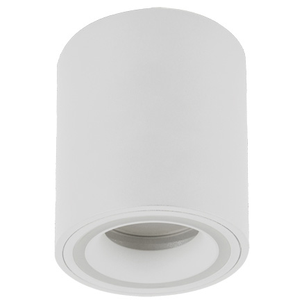 Metalowa lampa sufitowa Indi 04045 biała tuba do przedpokoju