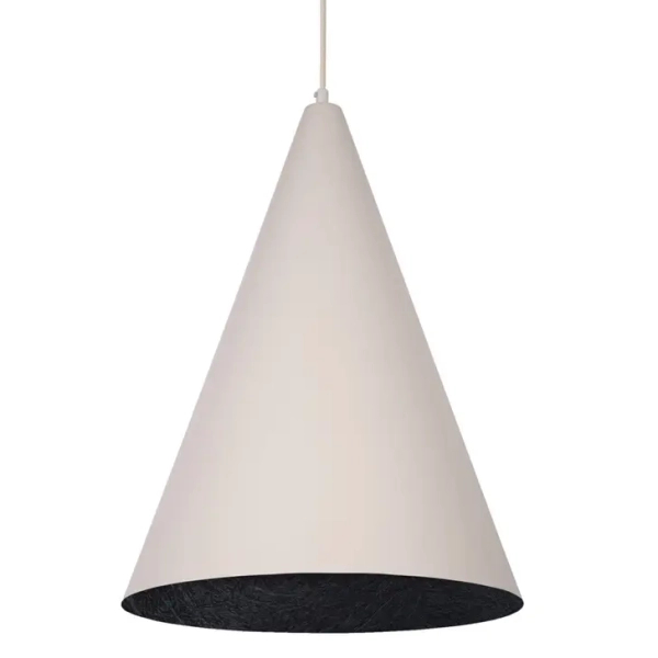 Salonowa lampa wisząca VESUVIO 41071 metalowa beżowa czarna