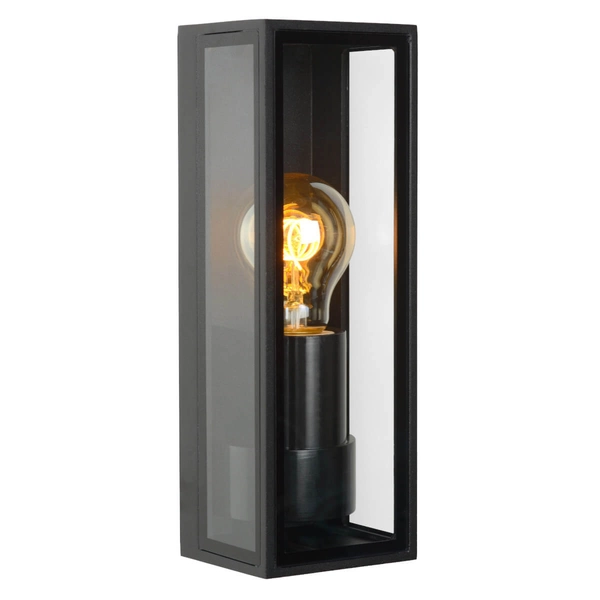 Kinkiet ścienny DUKAN 15802/01/30 Lucide IP65 ściemniana czarna