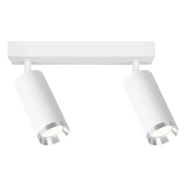 Salonowa lampa sufitowa Mica Spot ML2097 tubka cylinder biały