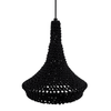 Lampa zwisowa do sypialni Mahaka 5172 Shilo nad stół hampton czarna