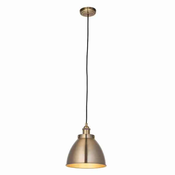 Lampa wisząca nad wyspę kuchenną Franklin 98745 Endon kopuła mosiądz