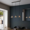 Potrójna lampa wisząca Caspa 100047 regulowana lustrzana nikiel