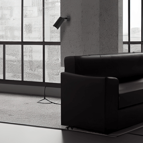 Kinkiet Hudson MLP8794 kuchenny pojedynczy loft czarny
